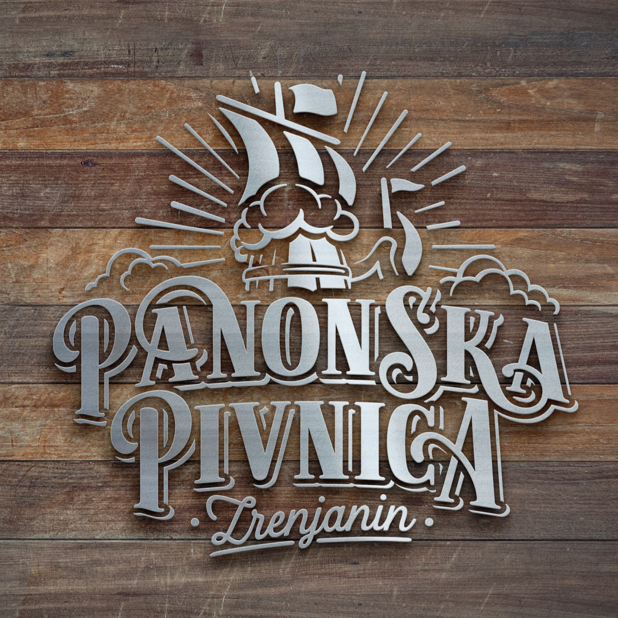 Panonska pivnica logo design
