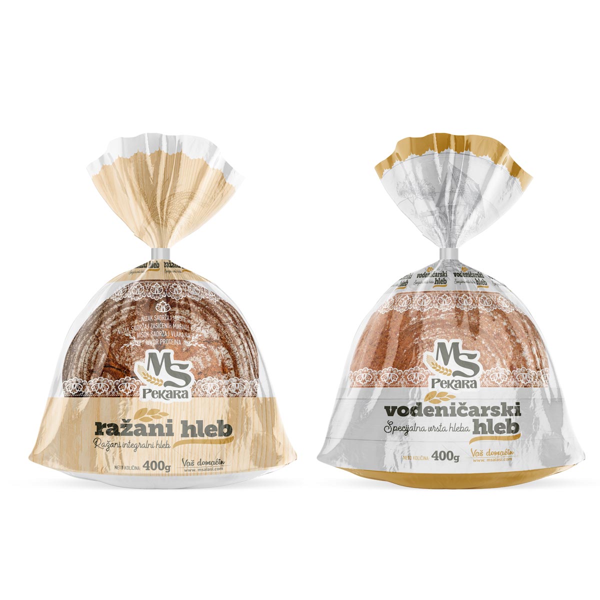 Mrkšićevi salaši bread packaging