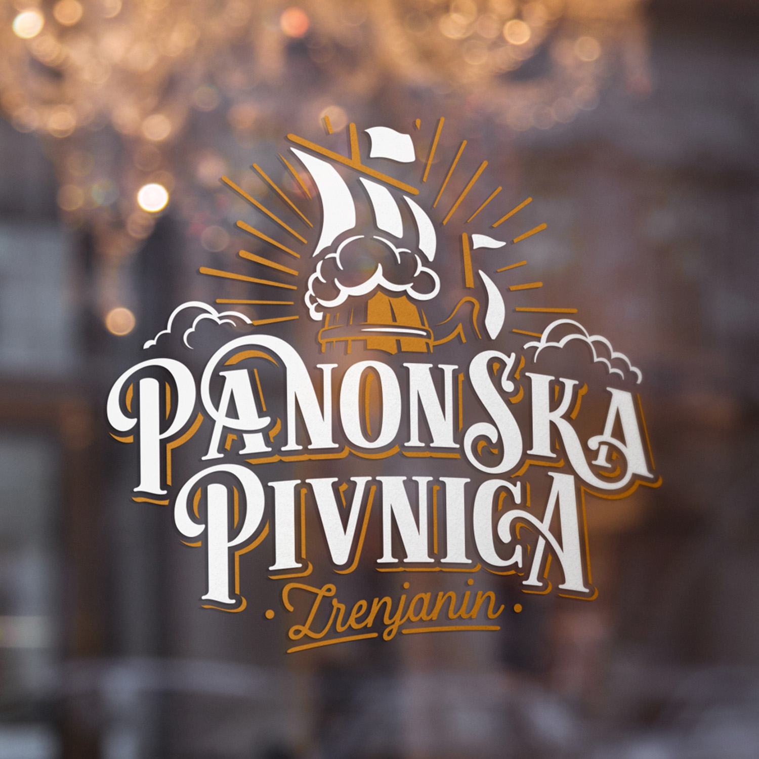 Panonska pivnica logo design