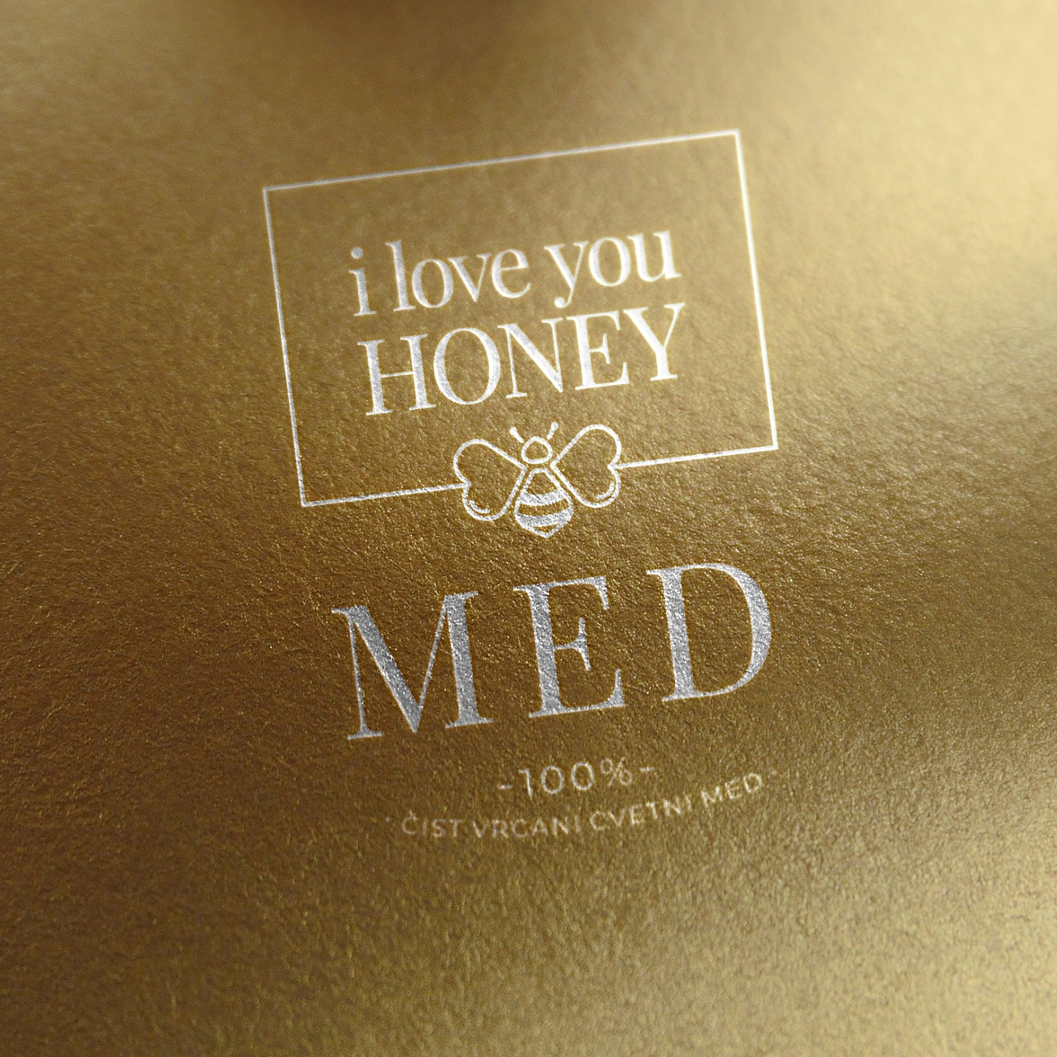 “I Love You Honey” concept for honey brand
