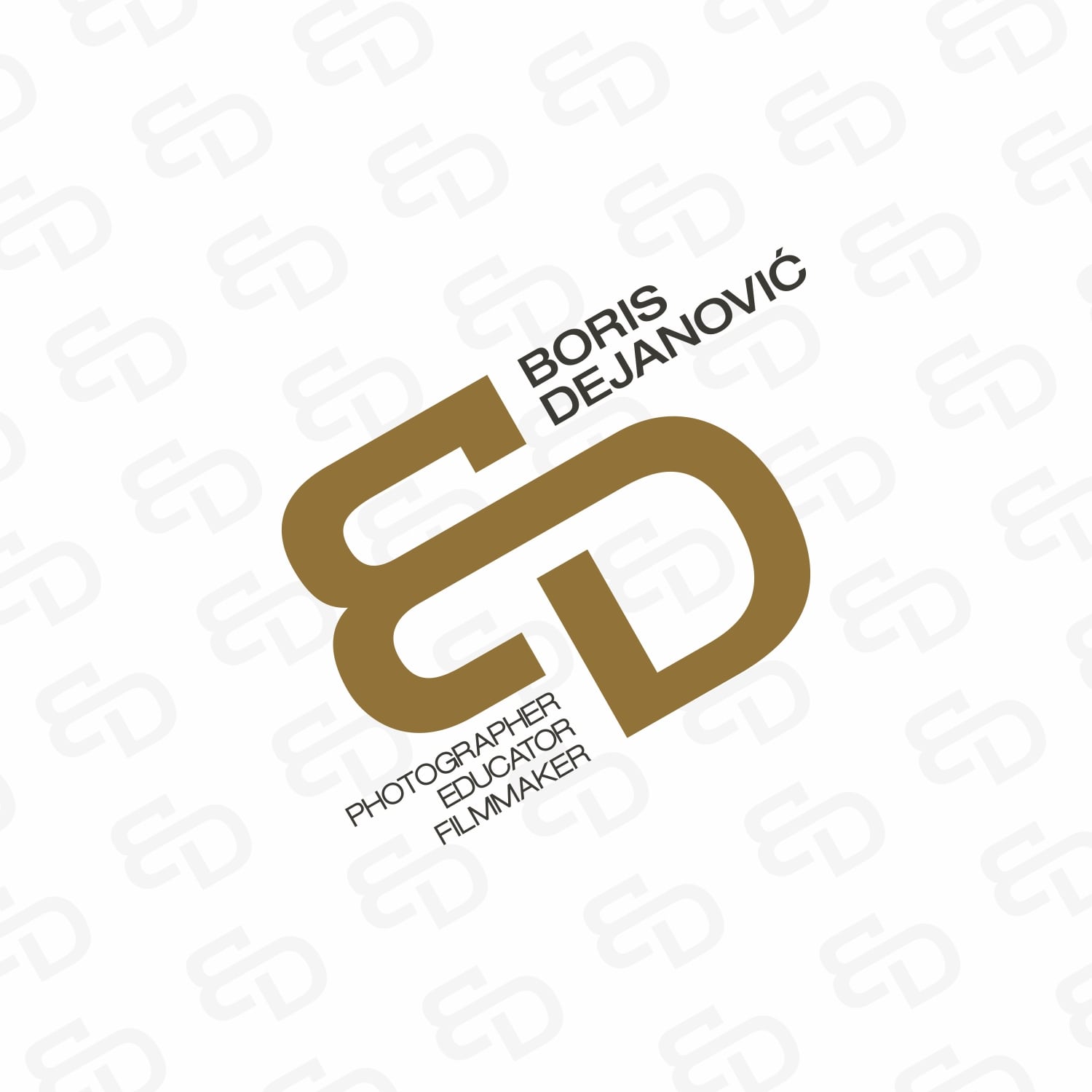 Boris Dejanović logo design